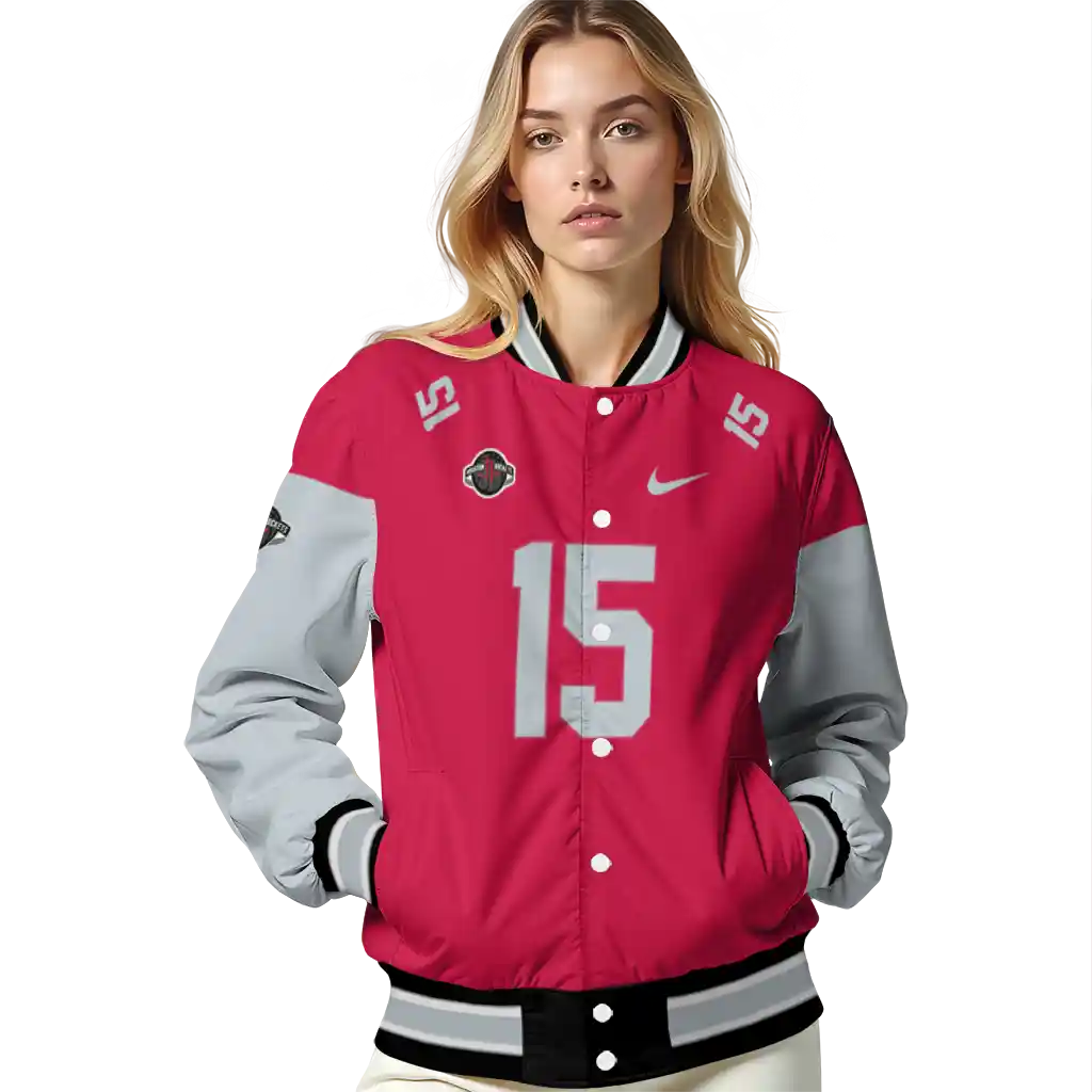 customized houston rockets team patch red varsity jacket latest model customized houston rockets team patch red varsity jacket latest model