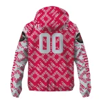 customized houston rockets trellis mesh red windbreaker jacket best selling