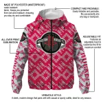 customized houston rockets trellis mesh red windbreaker jacket best selling