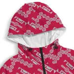 customized houston rockets trellis mesh red windbreaker jacket best selling