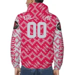 customized houston rockets trellis mesh red windbreaker jacket best selling