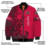 customized houston rockets tribal deer art red bomber jacket best selling