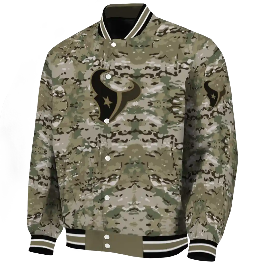 customized houston texans camouflage abstract camouflage varsity jacket best selling customized houston texans camouflage abstract camouflage varsity jacket best selling