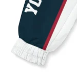 customized houston texans football rush blue white windbreaker jacket best selling