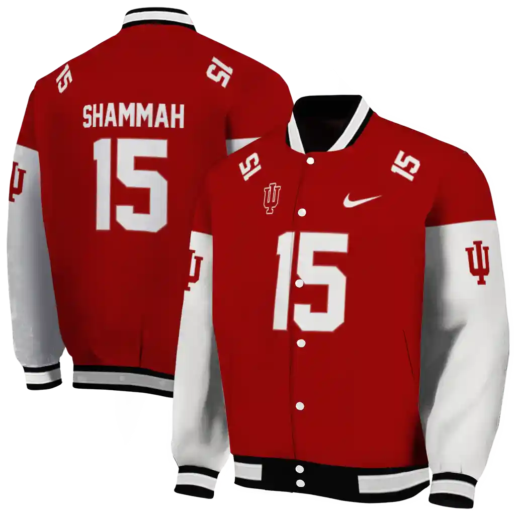 customized indiana hoosiers team patch red varsity jacket fashion forward customized indiana hoosiers team patch red varsity jacket fashion forward