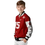 customized indiana hoosiers team patch red varsity jacket best selling