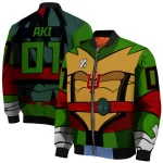 customized indiana hoosiers turtle armor bomber jacket best selling