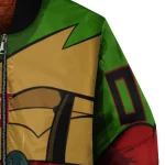 customized indiana hoosiers turtle armor bomber jacket best selling