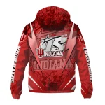 customized indiana hoosiers us rock star red windbreaker jacket best selling