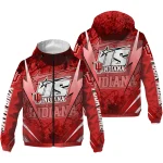 customized indiana hoosiers us rock star red windbreaker jacket best selling