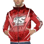 customized indiana hoosiers us rock star red windbreaker jacket best selling