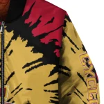 customized iowa state cyclones burst splatter red bomber jacket best selling