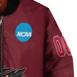 customized iowa state cyclones claw mark red bomber jacket best selling