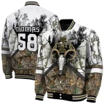 customized iowa state cyclones deer skull camouflage white varsity jacket best selling