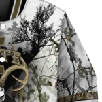 customized iowa state cyclones deer skull camouflage white varsity jacket best selling