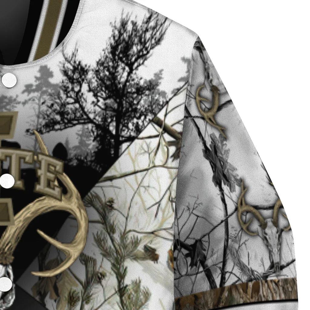 customized iowa state cyclones deer skull camouflage white varsity jacket premium grade customized iowa state cyclones deer skull camouflage white varsity jacket premium grade
