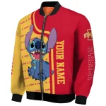customized iowa state cyclones stitch laughing red bomber jacket best selling