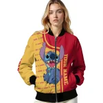 customized iowa state cyclones stitch laughing red bomber jacket best selling
