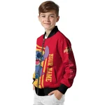 customized iowa state cyclones stitch laughing red bomber jacket best selling