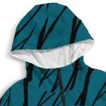 customized jacksonville jaguars abstract streaks teal windbreaker jacket best selling