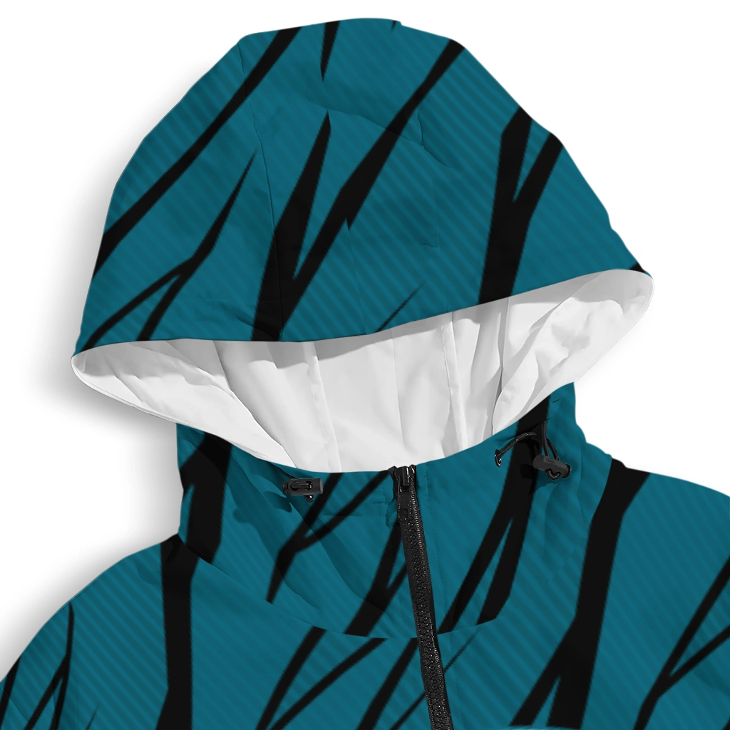 customized jacksonville jaguars abstract streaks teal windbreaker jacket premium grade customized jacksonville jaguars abstract streaks teal windbreaker jacket premium grade