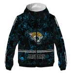 customized jacksonville jaguars shards cluster teal windbreaker jacket best selling