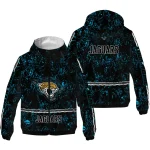 customized jacksonville jaguars shards cluster teal windbreaker jacket best selling