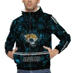 customized jacksonville jaguars shards cluster teal windbreaker jacket best selling