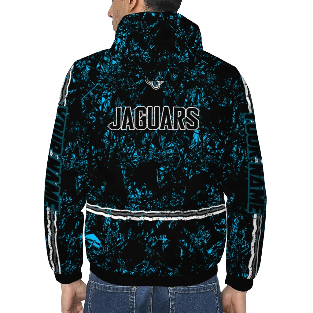 customized jacksonville jaguars shards cluster teal windbreaker jacket trendy customized jacksonville jaguars shards cluster teal windbreaker jacket trendy