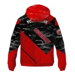 customized jacksonville state gamecocks arrow matrix red black windbreaker jacket best selling