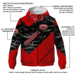 customized jacksonville state gamecocks arrow matrix red black windbreaker jacket best selling