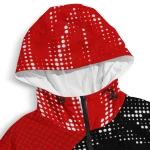 customized jacksonville state gamecocks arrow matrix red black windbreaker jacket best selling