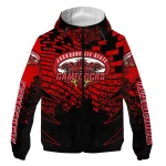 customized jacksonville state gamecocks brick motion red black windbreaker jacket best selling