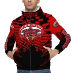 customized jacksonville state gamecocks brick motion red black windbreaker jacket best selling
