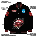 customized jacksonville state gamecocks claw shred black varsity jacket best selling