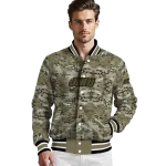 customized james madison dukes camouflage abstract camouflage varsity jacket best selling