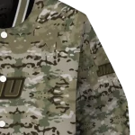 customized james madison dukes camouflage abstract camouflage varsity jacket best selling