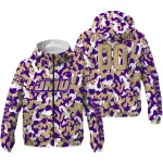 customized james madison dukes camouflage mashup purple windbreaker jacket best selling