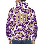 customized james madison dukes camouflage mashup purple windbreaker jacket best selling