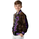 customized james madison dukes flag wood brown varsity jacket best selling
