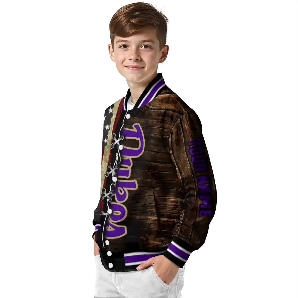 customized james madison dukes flag wood brown varsity jacket trendy customized james madison dukes flag wood brown varsity jacket trendy