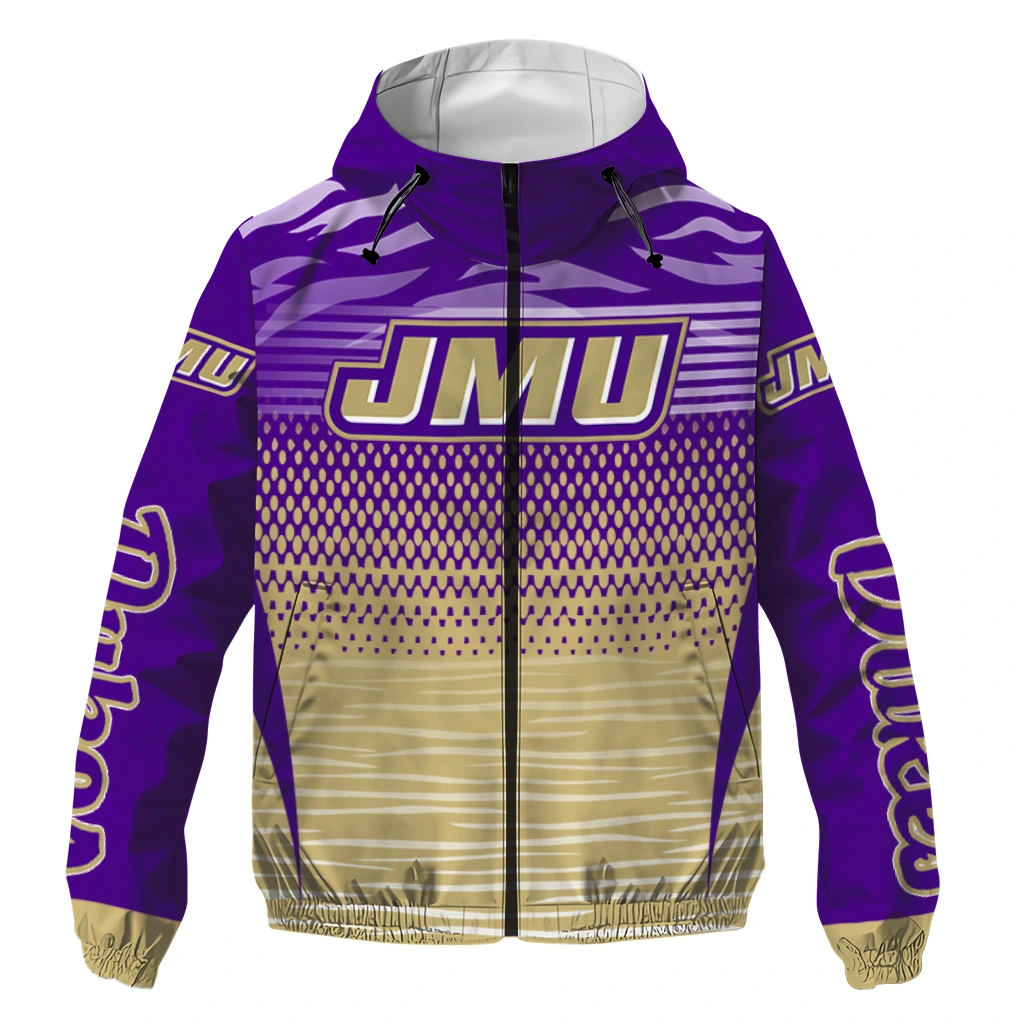 customized james madison dukes pattern layers purple windbreaker jacket best selling customized james madison dukes pattern layers purple windbreaker jacket best selling