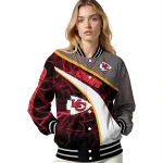 customized kansas city chiefs electric flash red varsity jacket best selling