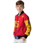 customized kansas city chiefs team patch red bomber jacket best selling