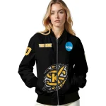 customized kennesaw state owls claw shred black bomber jacket best selling