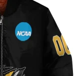 customized kennesaw state owls claw shred black bomber jacket best selling