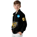 customized kennesaw state owls claw shred black bomber jacket best selling