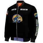 customized kent state golden flashes american flag skull black bomber jacket best selling
