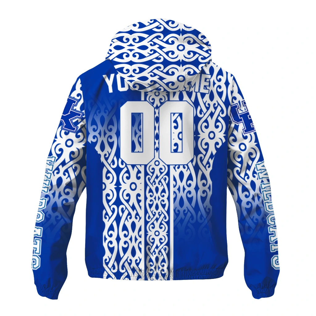 customized kentucky wildcats tribal swirls blue windbreaker jacket fashion forward customized kentucky wildcats tribal swirls blue windbreaker jacket fashion forward