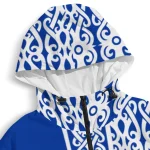 customized kentucky wildcats tribal swirls blue windbreaker jacket best selling
